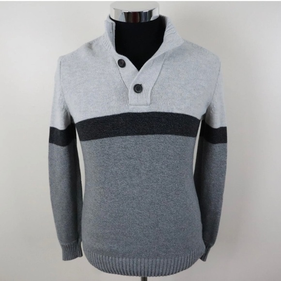 American Eagle Outfitters Other - American Eagle Men Long Sleeve Pullover Sweater SZ M Gray